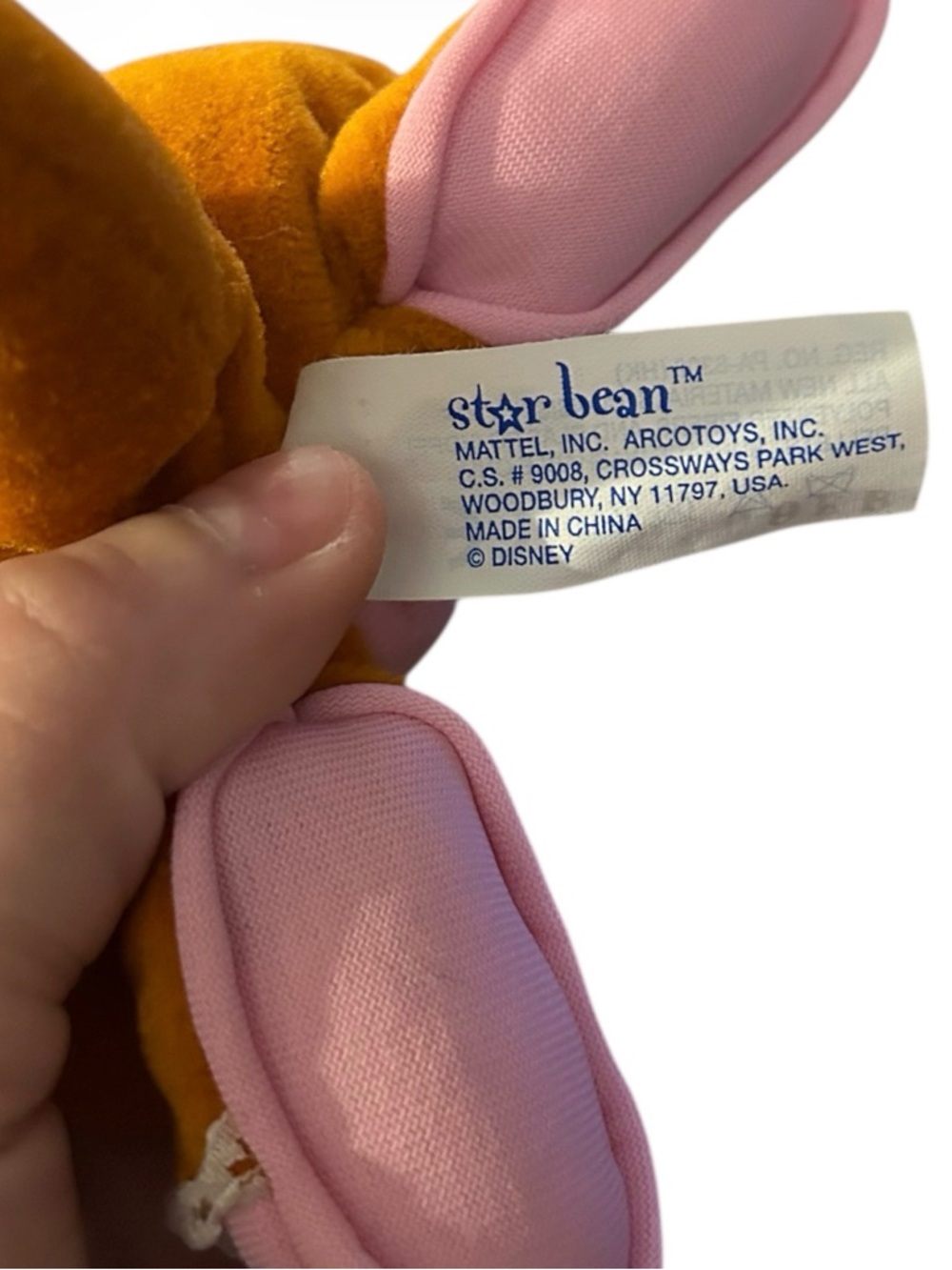 Vintage Disney Starbean Kanga and Roo Plush Mattel Beanbag Winnie Pooh NWT - Picture 5 of 5